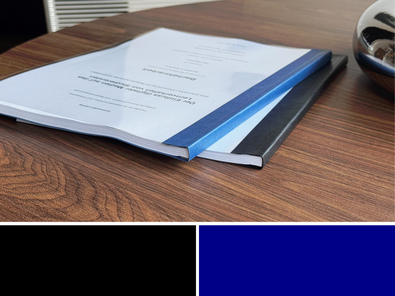 Abschlussarbeiten Softcoverbindung